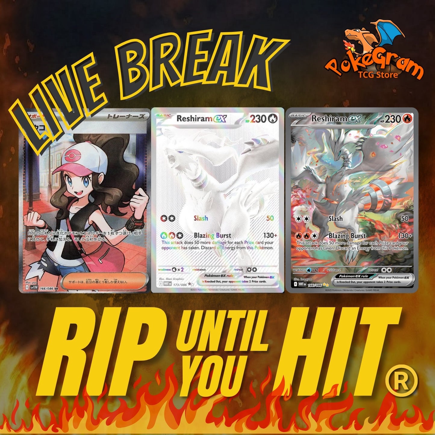Scarlet & Violet White Flare Rip Until You Hit (RTYH)